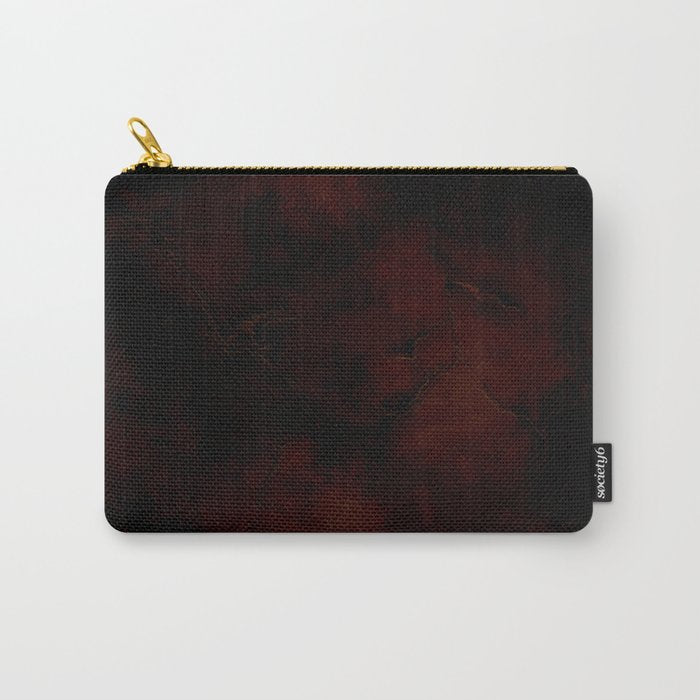 Grunge dark black red Carry All Pouch Gallery Image 1