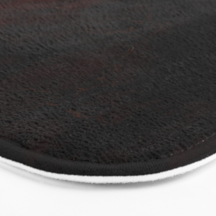 Grunge dark black red Bath Mat Gallery Image 3