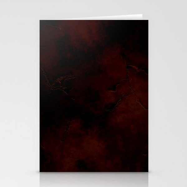 Grunge dark black red Stationery Card Gallery Image 2
