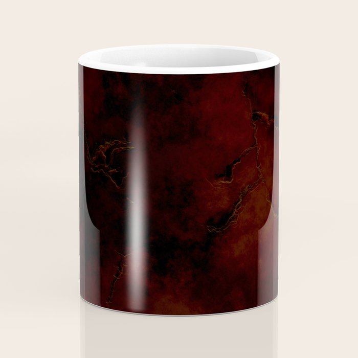 Grunge dark black red Coffee Mug Gallery Image 4