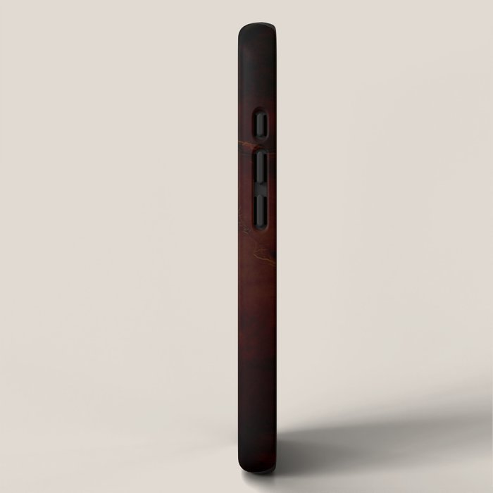 Grunge dark black red iPhone Case Gallery Image 2