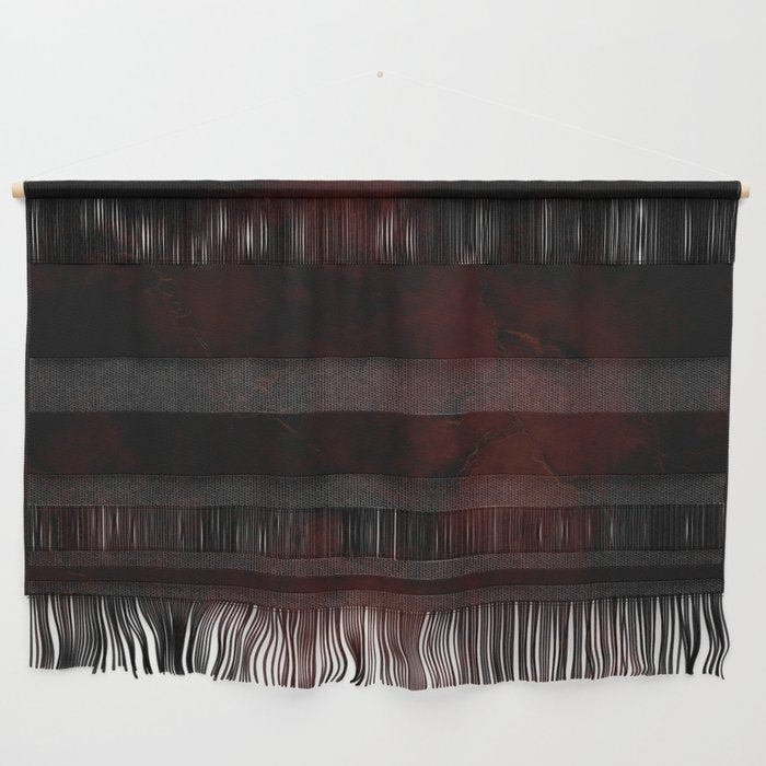 Grunge dark black red Wall Hanging Gallery Image 1