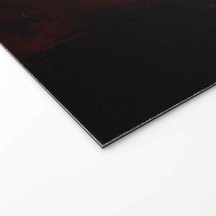 Grunge dark black red Welcome Mat Gallery Image 2
