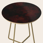 Grunge dark black red Side Table Gallery Image 2