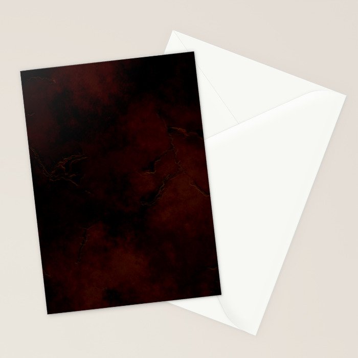 Grunge dark black red Stationery Card Gallery Image 2