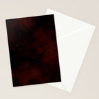 Grunge dark black red Stationery Card Gallery Image 2