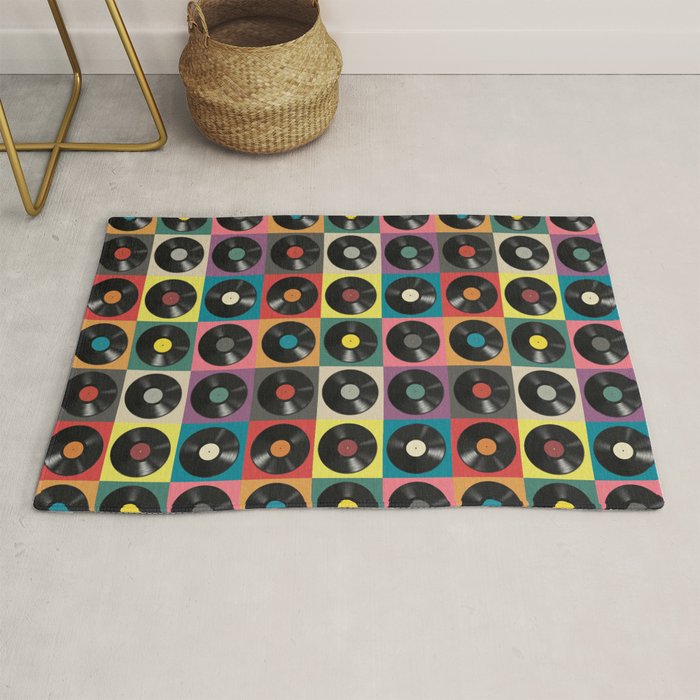 Vinyl Record Rug Gallery Image 1