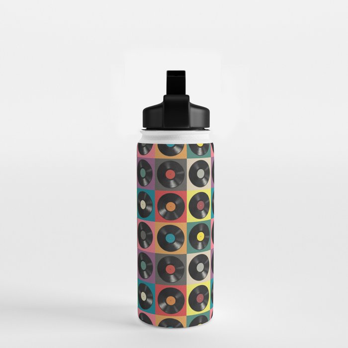 Vinyl Record Water Bottle Gallery Image 2