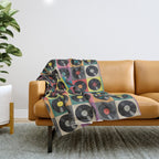 Vinyl Record Throw Blanket Gallery Image 1