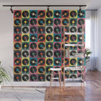 Vinyl Record Wall Mural Gallery Image 1