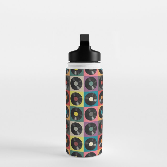 Vinyl Record Water Bottle Gallery Image 3