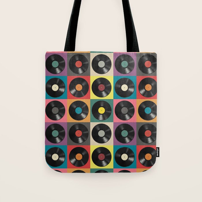 Vinyl Record Tote Bag Gallery Image 1