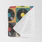 Vinyl Record Throw Blanket Gallery Image 3