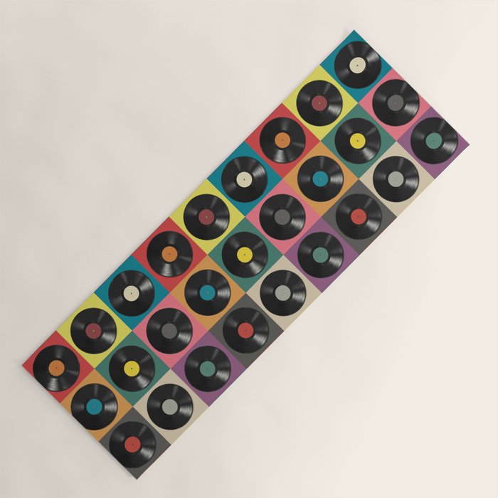 Vinyl Record Yoga Mat Gallery Image 1
