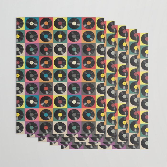 Vinyl Record Wrapping Paper Gallery Image 3