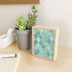 Moroccan Teal Green Mini Art Print Gallery Image 2