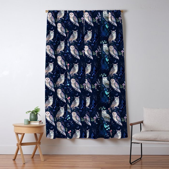 Night Owls Window Curtain Gallery Image 5
