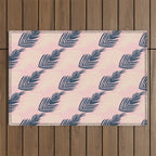 Pink Palms Outdoor Rug Gallery Image 1