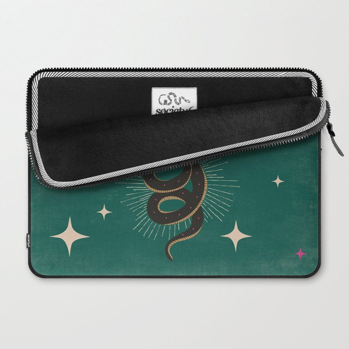 Slither - Green Laptop Sleeve Gallery Image 2