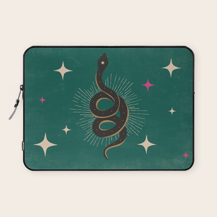 Slither - Green Laptop Sleeve Gallery Image 1