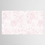 Rose garden floral watercolor - baby pink pattern Tablecloth Gallery Image 2