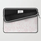 Rose garden floral watercolor - baby pink pattern Laptop Sleeve Gallery Image 2