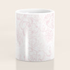 Rose garden floral watercolor - baby pink pattern Coffee Mug Gallery Image 4