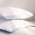 Rose garden floral watercolor - baby pink pattern Pillow Sham Gallery Image 3