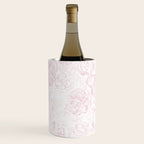 Rose garden floral watercolor - baby pink pattern Wine Chiller Gallery Image 2
