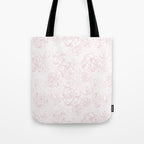 Rose garden floral watercolor - baby pink pattern Tote Bag Gallery Image 1