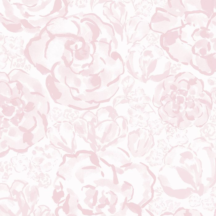 Rose garden floral watercolor - baby pink pattern Coffee Mug Gallery Image 2