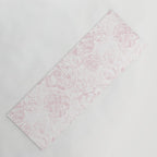 Rose garden floral watercolor - baby pink pattern Yoga Mat Gallery Image 1