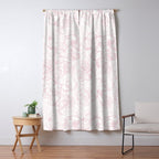 Rose garden floral watercolor - baby pink pattern Window Curtain Gallery Image 5