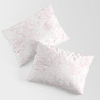 Rose garden floral watercolor - baby pink pattern Pillow Sham Gallery Image 3