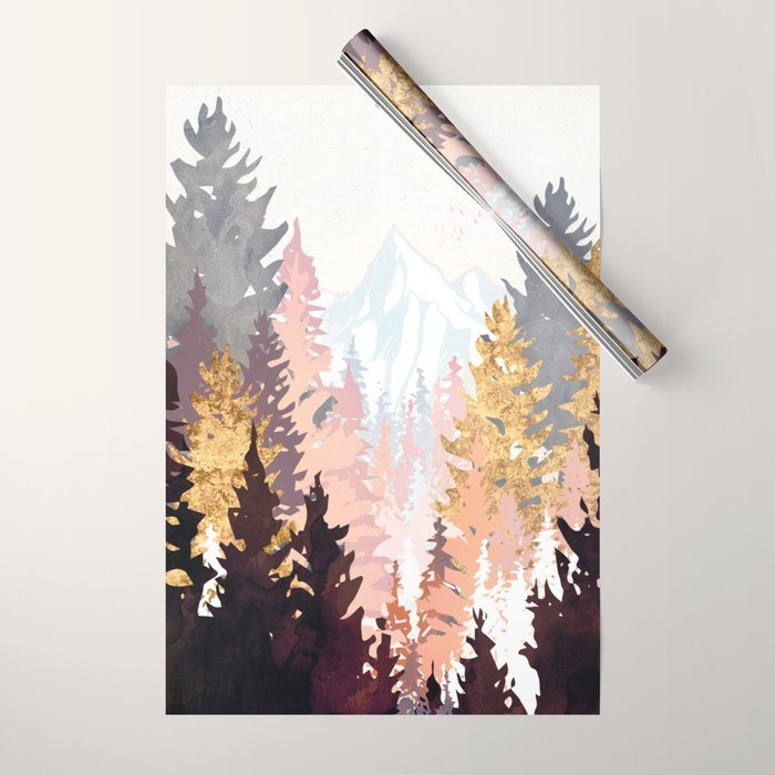 Wine Forest Wrapping Paper Gallery Image 1