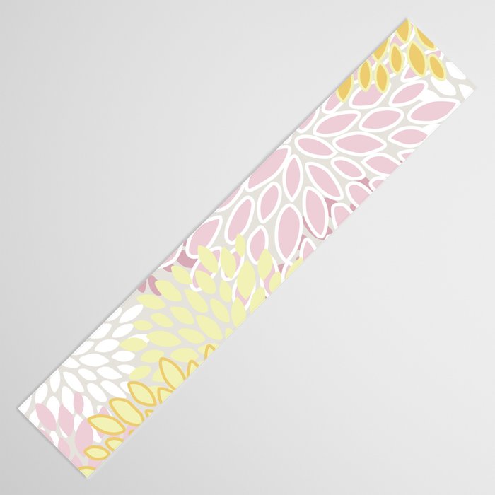 Floral Prints, Soft, Yellow and Pink, Design Prints Table Runner Gallery Image 3