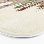 indianapolis indiana skyline Bath Mat Gallery Image 3