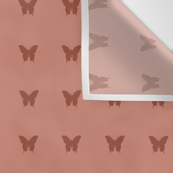 Butterfly Pattern - Red Wall Tapestry Gallery Image 3