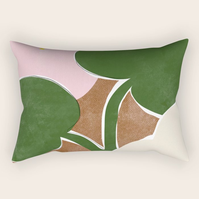 Spending time with my plants Rectangular Pillow Gallery Image 2