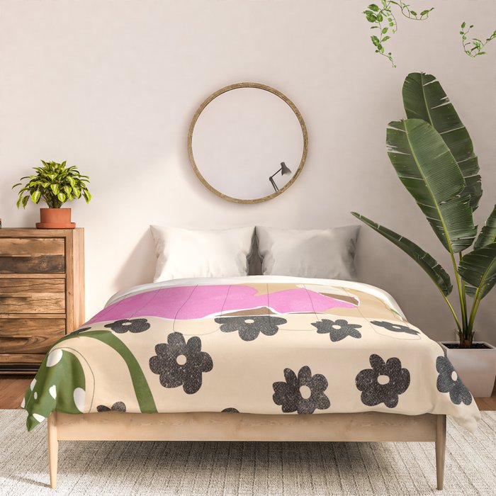 Spending time with my plants Comforter Gallery Image 3