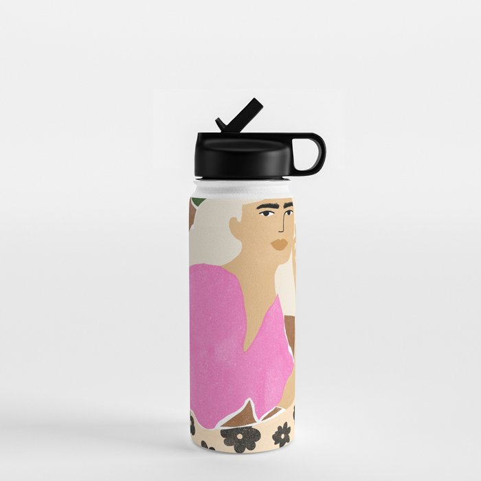 Spending time with my plants Water Bottle Gallery Image 1