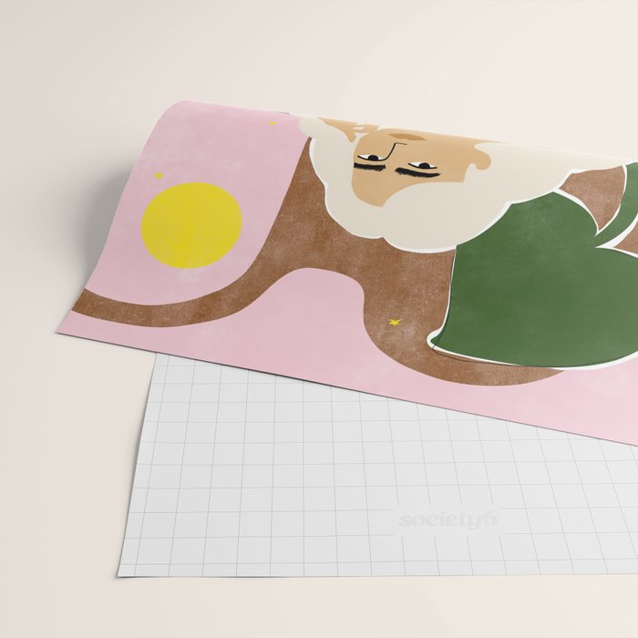 Spending time with my plants Wrapping Paper Gallery Image 2