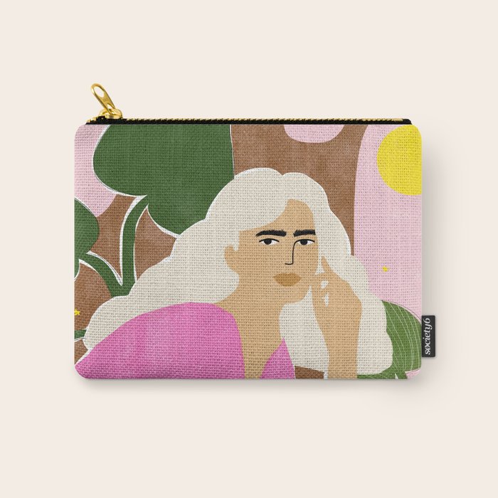 Spending time with my plants Carry All Pouch Gallery Image 1