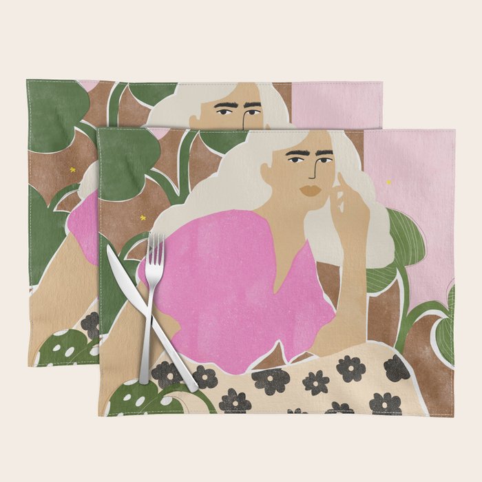 Spending time with my plants Placemat Gallery Image 1