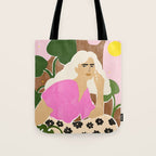 Spending time with my plants Tote Bag Gallery Image 1