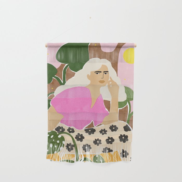 Spending time with my plants Wall Hanging Gallery Image 1