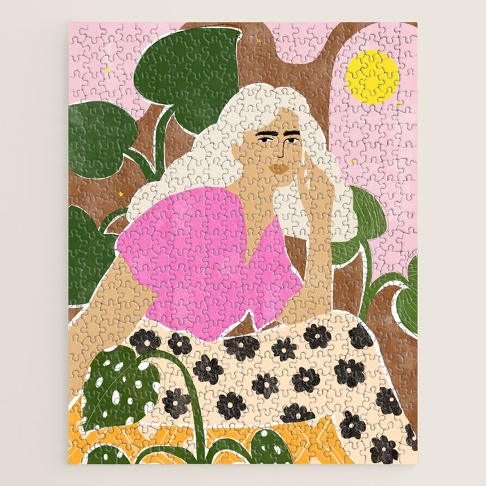 Spending time with my plants Jigsaw Puzzle Gallery Image 1
