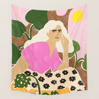 Spending time with my plants Wall Tapestry Gallery Image 4
