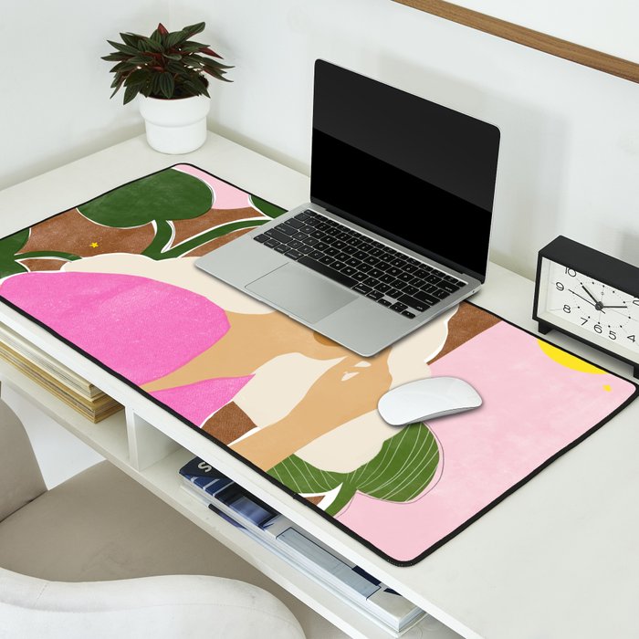 Spending time with my plants Desk Mat Gallery Image 2