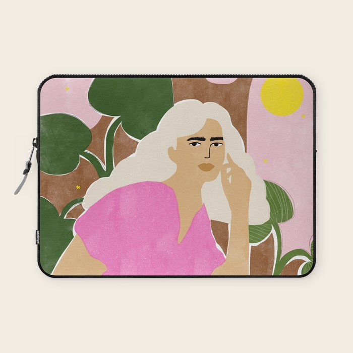 Spending time with my plants Laptop Sleeve Gallery Image 1